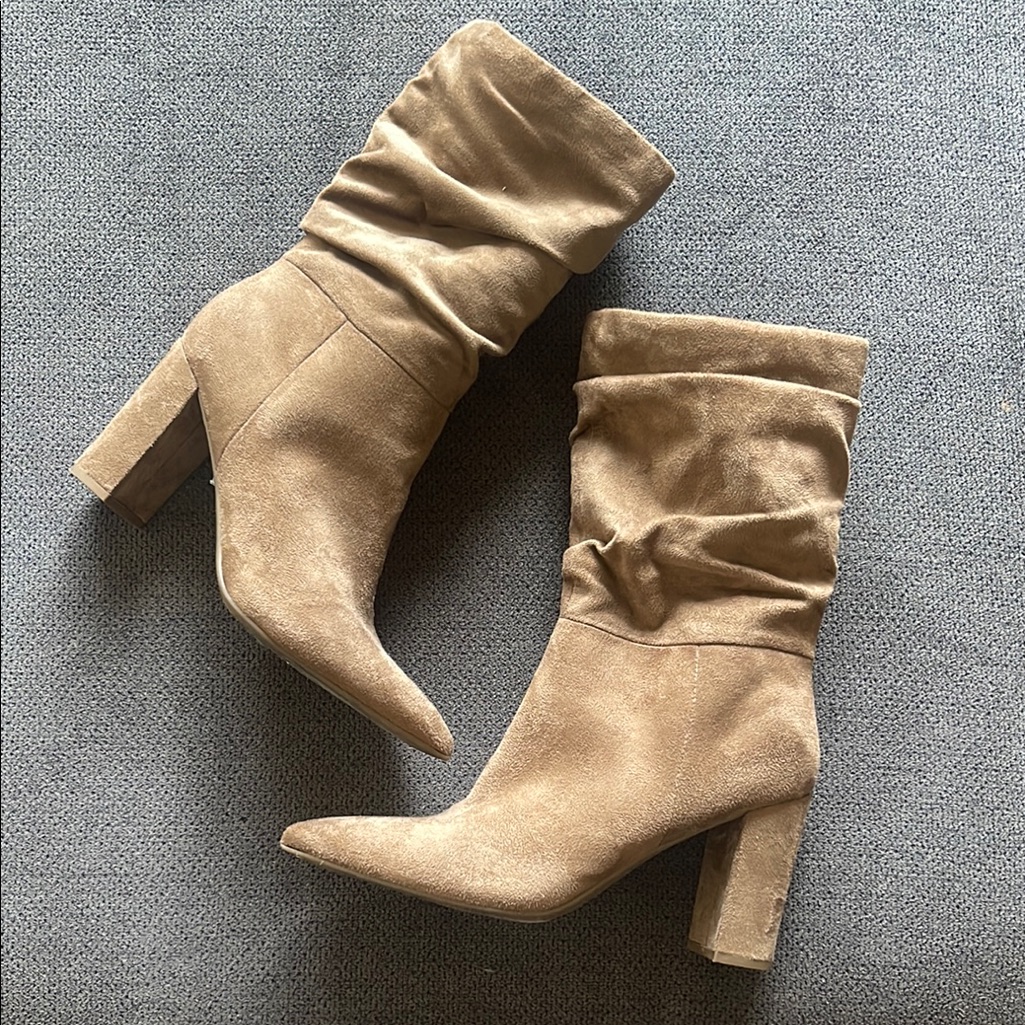 Marc Fisher Women's Tan Suede Boots